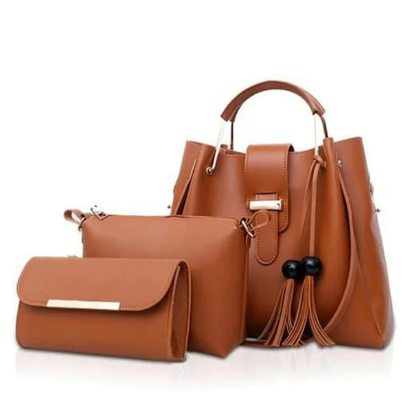 Bag X Alexa 3 Pcs Brown