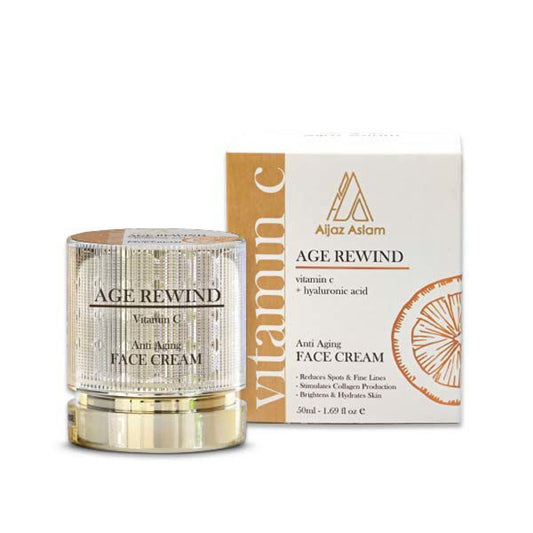 Age Rewind - Face Cream with Vitamin C | Aijaz Aslam