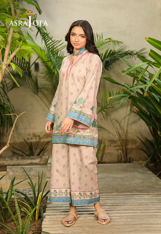 ASAL-10 PRINTED GEORGETTE 2 PCS