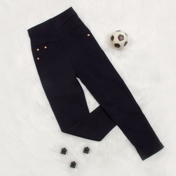 Girl Black Fancy Jagging