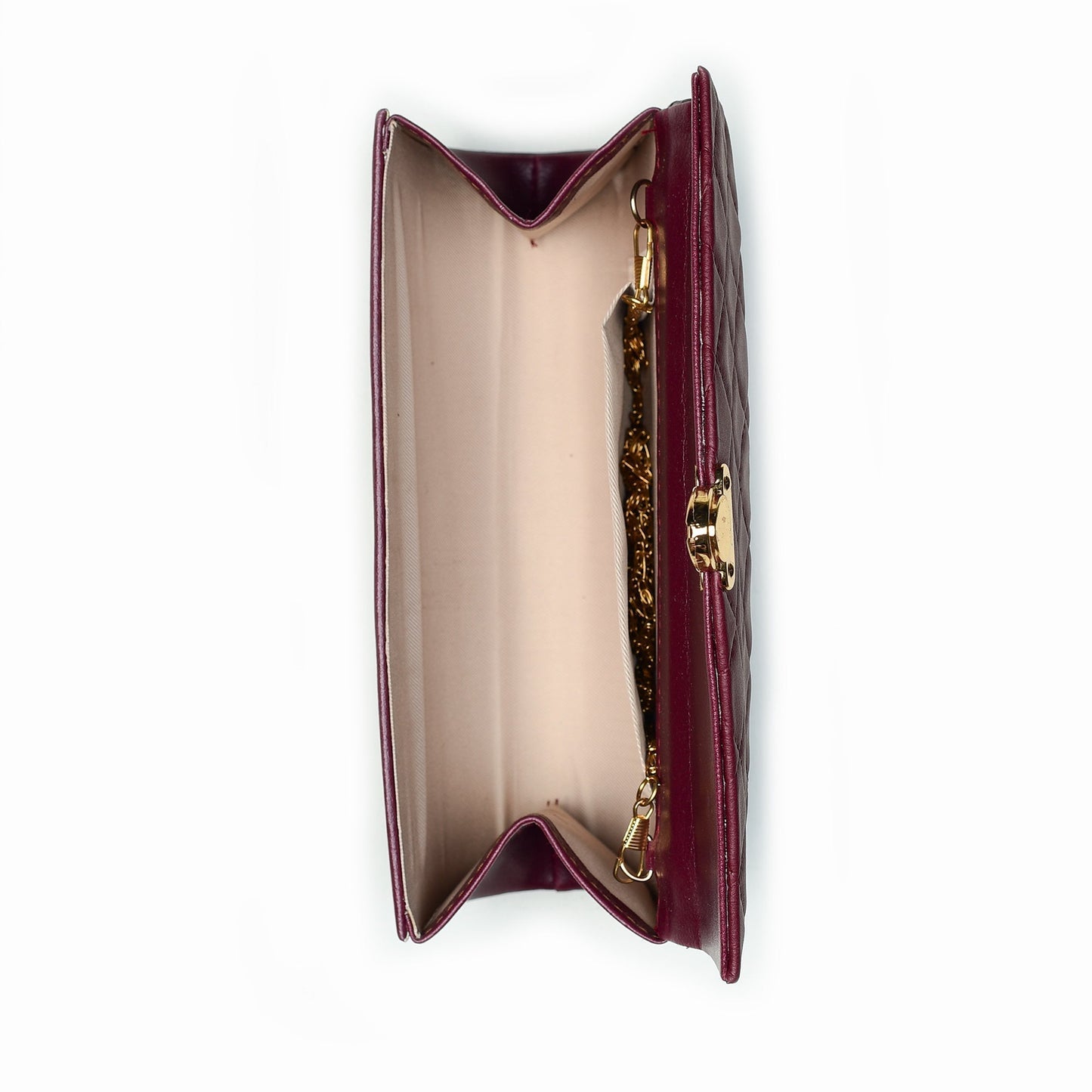 Buy Quilted Clutch - Maroon in Pakistan