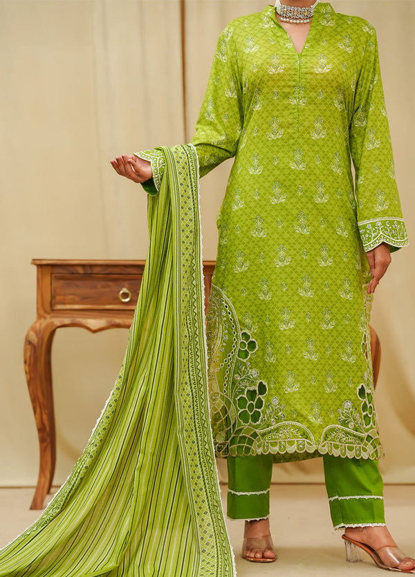 Sufina's By VS Textile Embroidered Lawn 3 Piece Unstitched Suit VS25SELV2 D-4407
