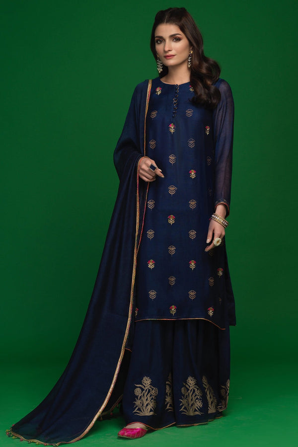 Udaan By Zaaviay Stitched Elif (Three Piece)