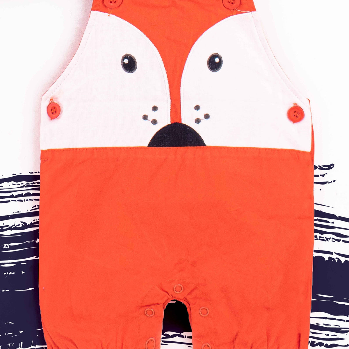 Baby Girl 2 Piece Fox Dungaree Set