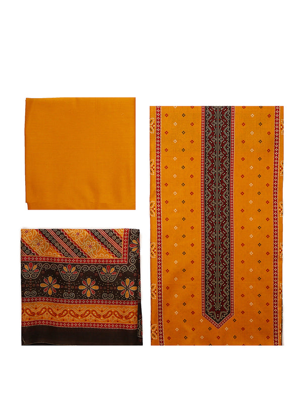 Bin Saeed Printed Lawn Suits Unstitched 3 Piece - BS24PL 051