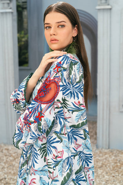 2 pc Printed Western Top Suit WEMB-004