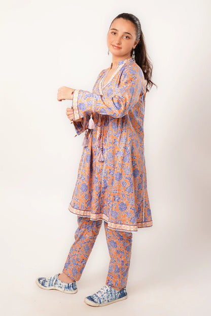 2pcs Suit in Pale Orange SKU: ALPRTW-003
