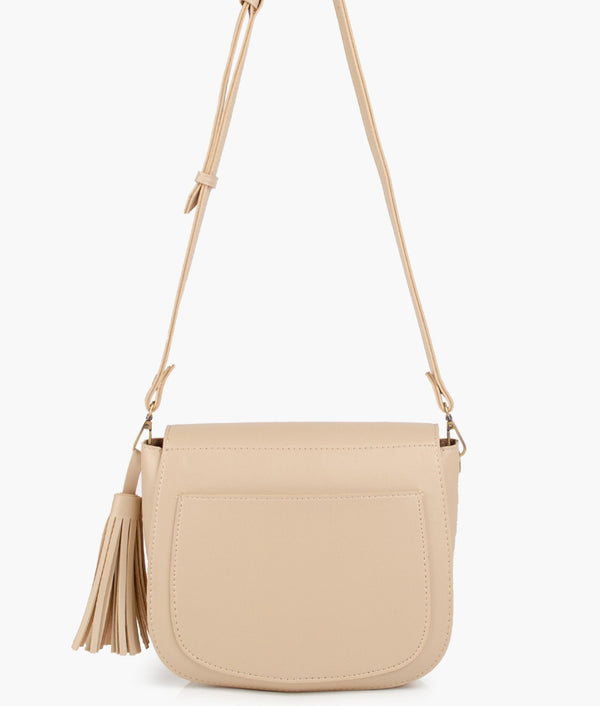 RTW Creation - Off-white foldover saddle bag