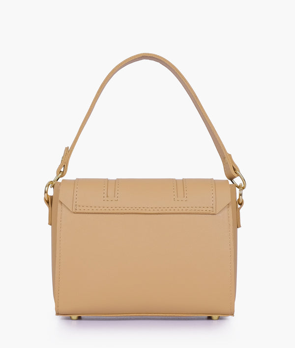 RTW Creation - Coffee compact top-handle cross-body bag