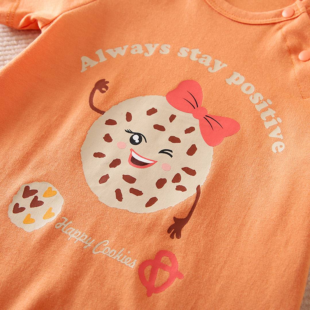 Baby Girl Bodysuit Happy Cookies