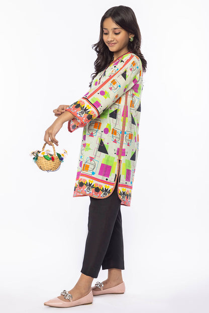 01 PCS Digital Printed Lawn Kurti SKU: MAC-028