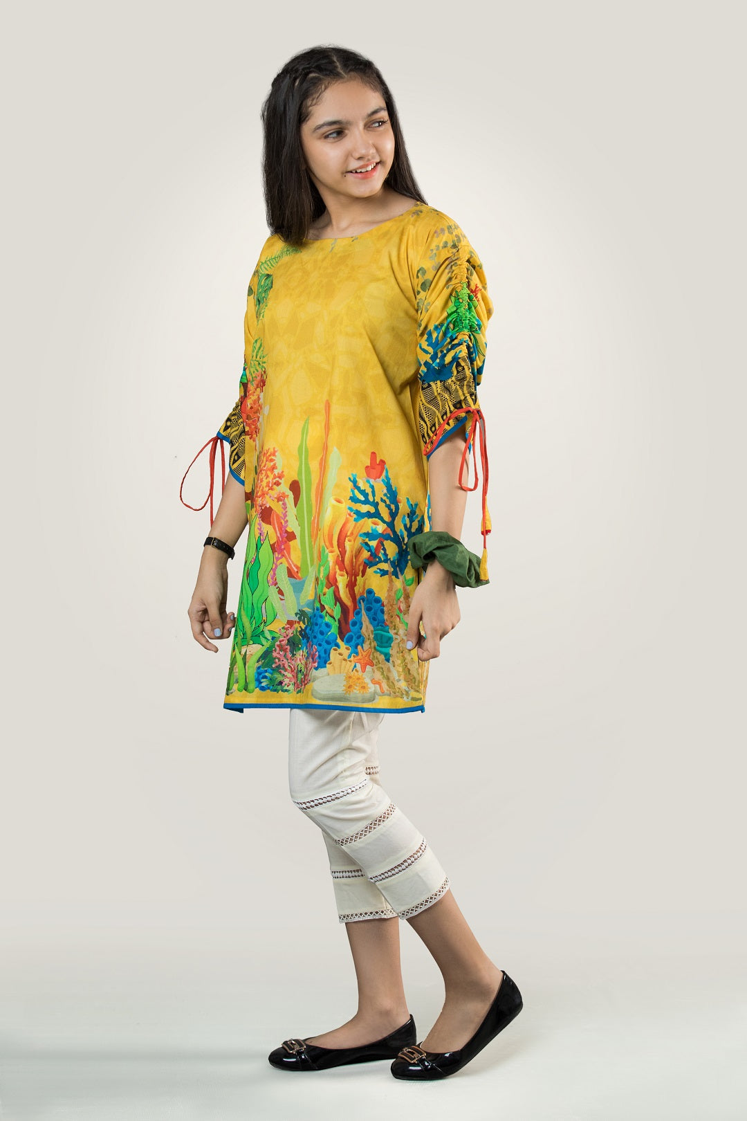 PRKT-042 POP ART Digital Printed Lawn Shirt & Cotton Trouser