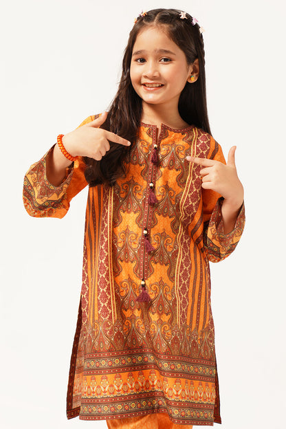 2pcs Suit in Ocher Gold SKU: WRTW-080