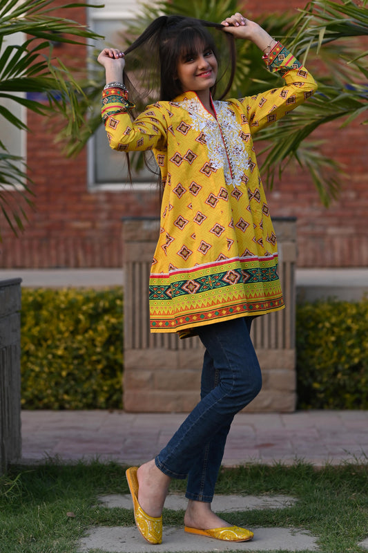 PRINTED FROCK SKU: PFRK-003
