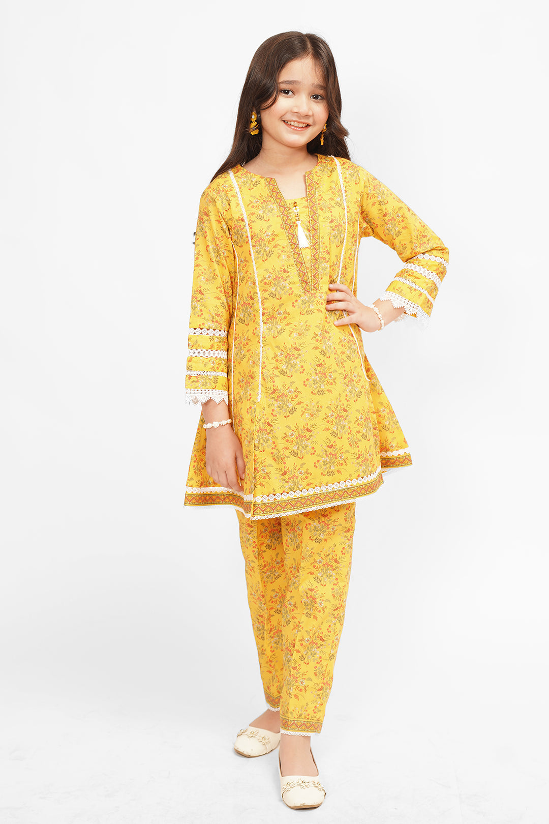 2pcs Suit in Yellow Tan SKU: ALPRTW-020-G