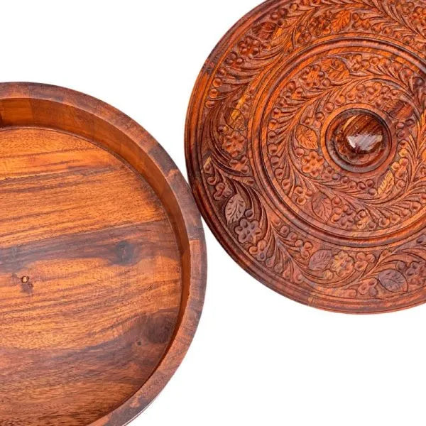 Marsh Wooden Carved Hot Pot