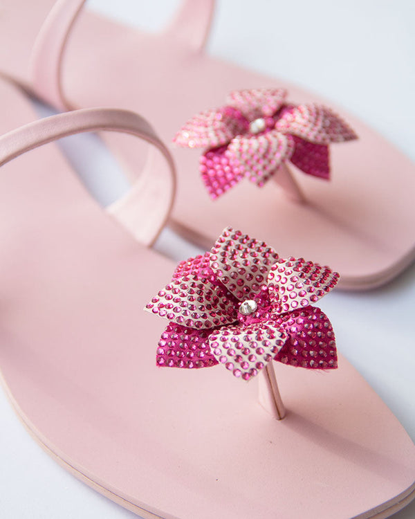 MARIGOLD Floral Flats_PINK