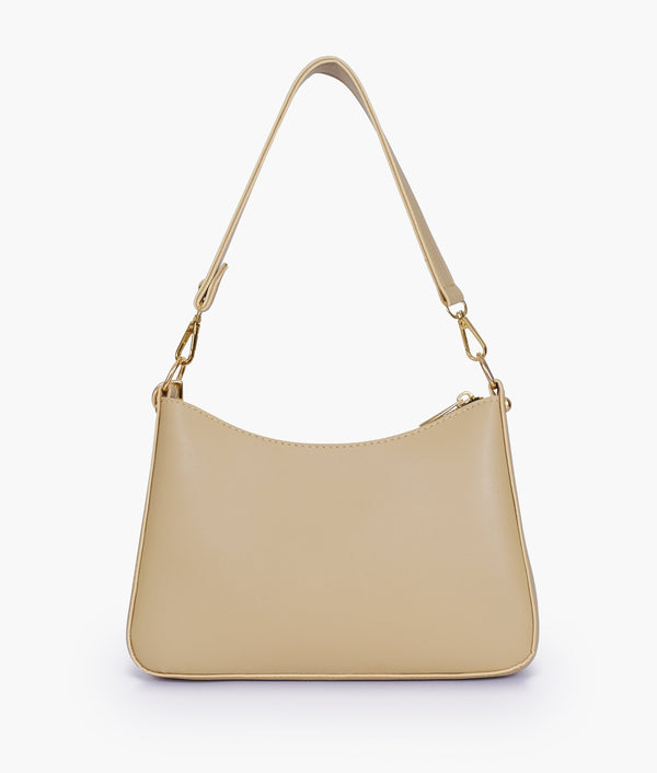 RTW Creation - Off-white hobo evening bag