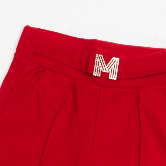 Girl Red Fancy Clip M Bell Bottom