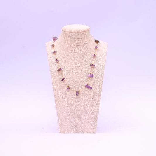 Uncut Beauty Necklace Amethyst (Purple)
