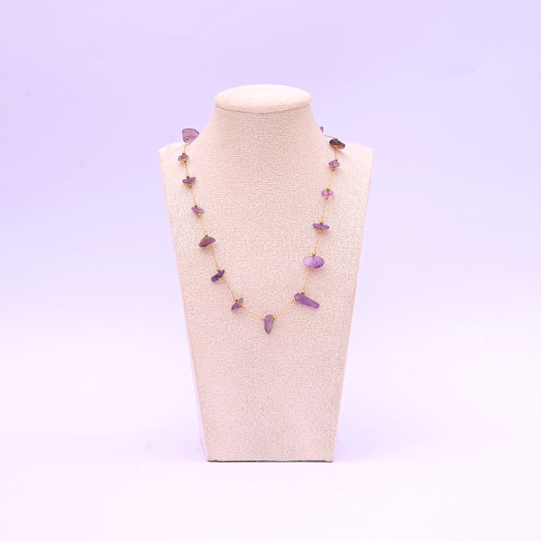 Uncut Beauty Necklace Amethyst (Purple)
