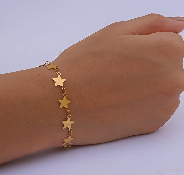 Starry Path Bracelet Gold