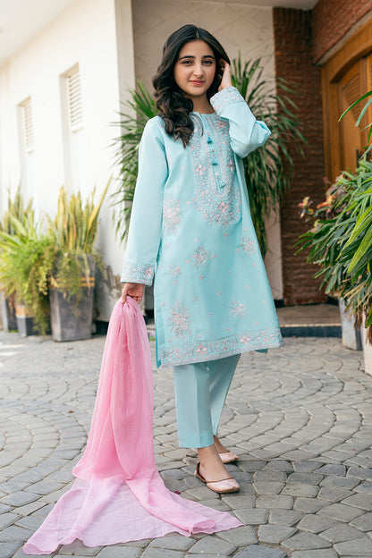 Cotton Lawn Fabric EMBROIDERED 3 PCS SUIT SKU: : TSFC-004