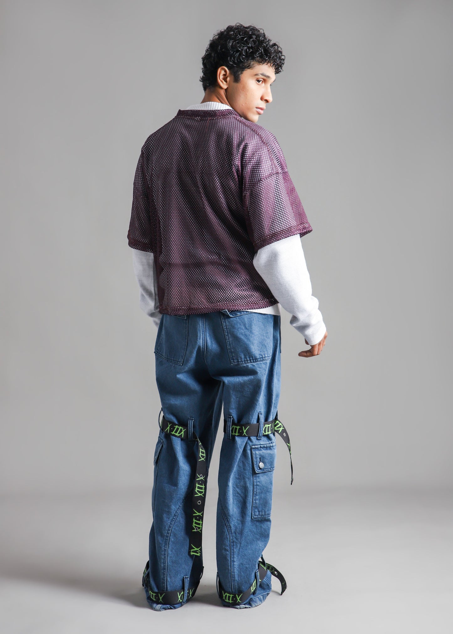 Construction Belt Cargo Denim Jeans