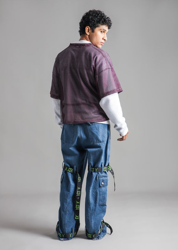 Construction Belt Cargo Denim Jeans