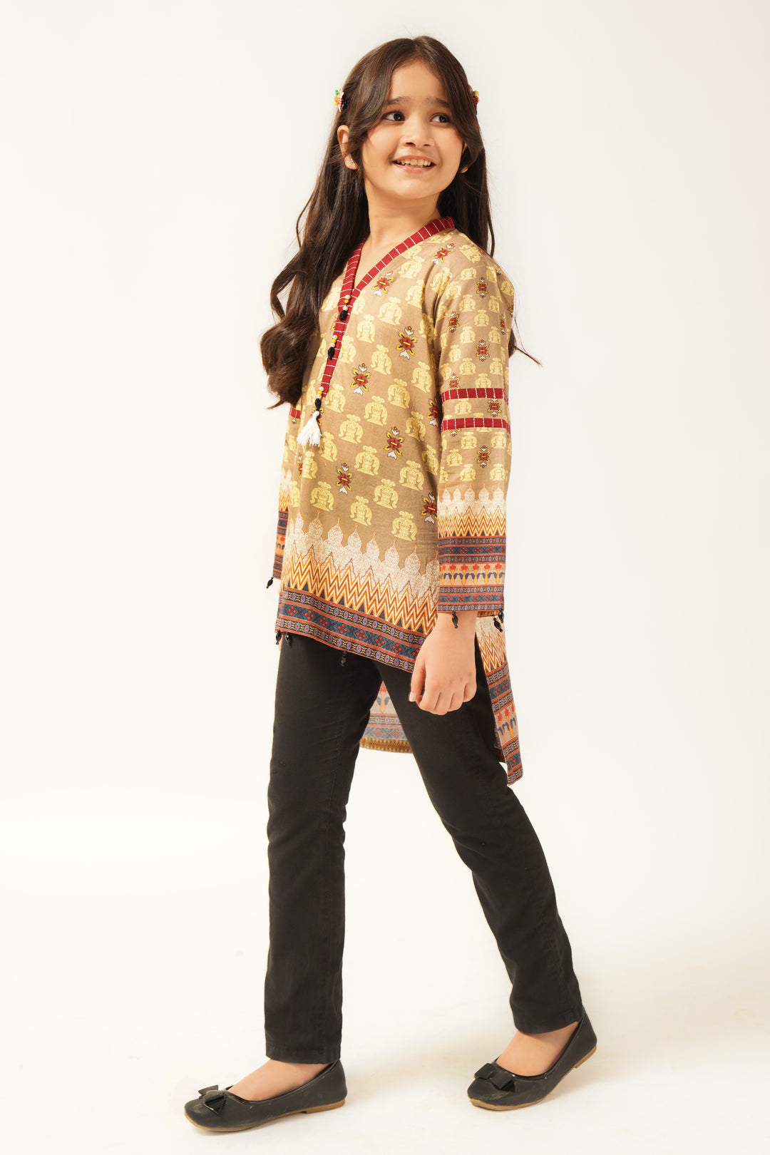 01 PCS Digital Printed Kurti SKU: WRTW-006