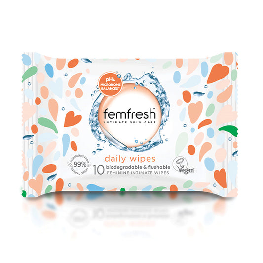 FEMFRESH DAILY WIPES - 10 PACK