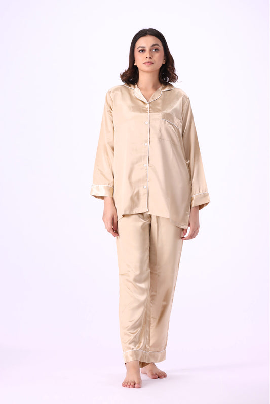 Valerie Women Champagne PJ Set 2pc-VL-GORGEOUS-CHM