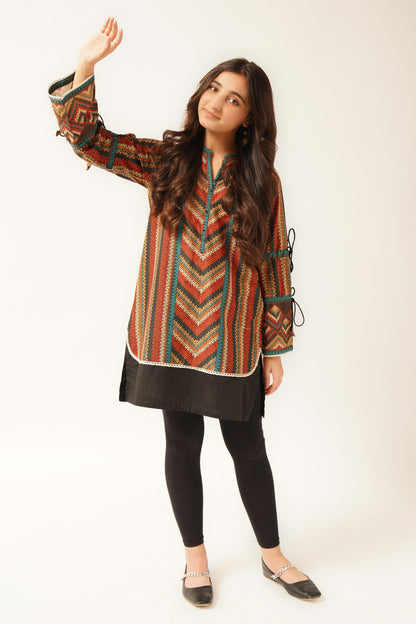 01 PCS Digital Printed Kurti SKU: WRTW-003