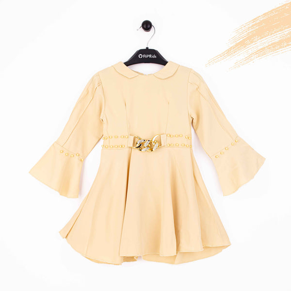 Girl Yellow Fancy Clip Top