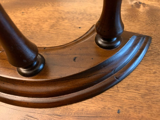 Vintage Wooden Candelabra for 1/2 Inch Diameter Taper Candles