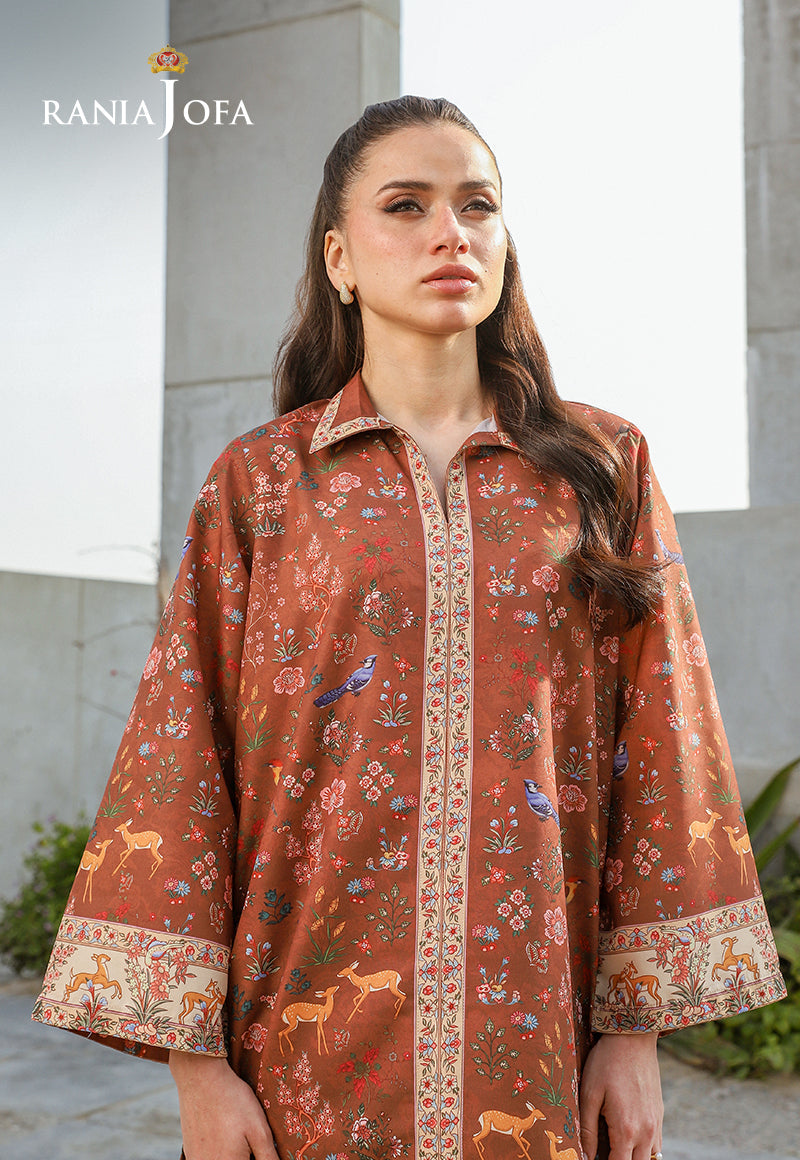 RARE-04 STITCHED PRINTED LAWN 2 PCS