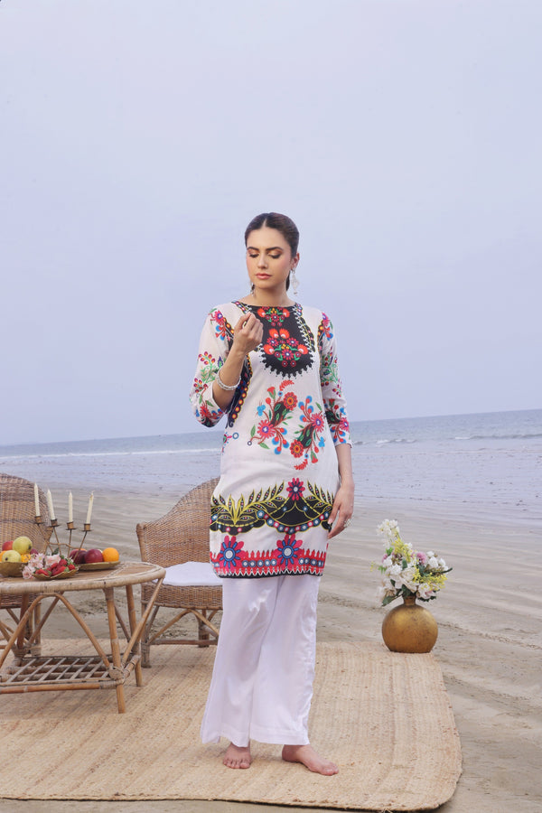 Whisper Wind By Feathers Unstitched 2 Piece Printed Lawn Collection'2025-LUNAR-FT497