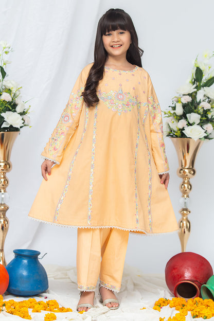 2PCS Jacquard Suit Shirt & Cotton Trouser SKU: EMB-043