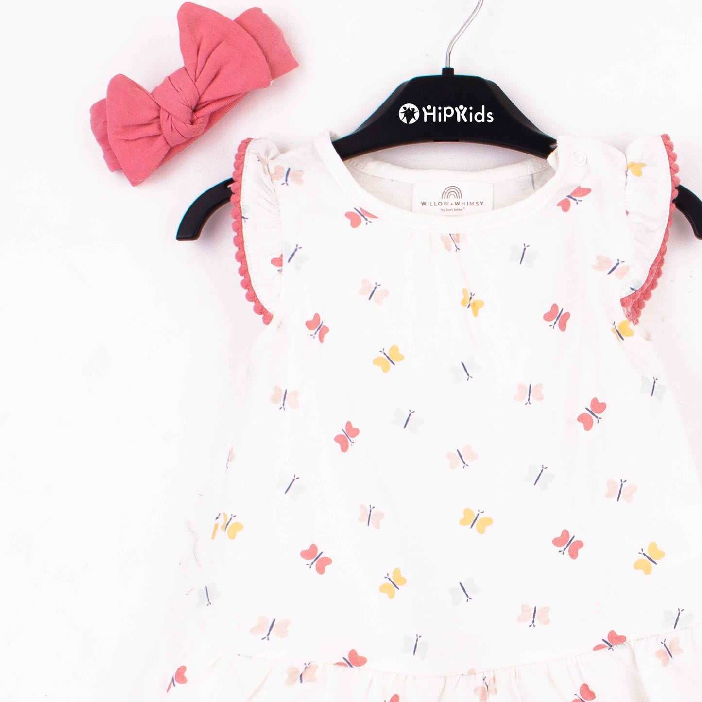 Baby Girl 3 Piece Set Butterflies Print