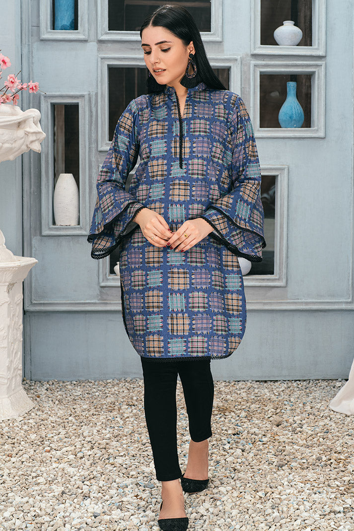 Printed Tunic Kurta with Lace FRK-058