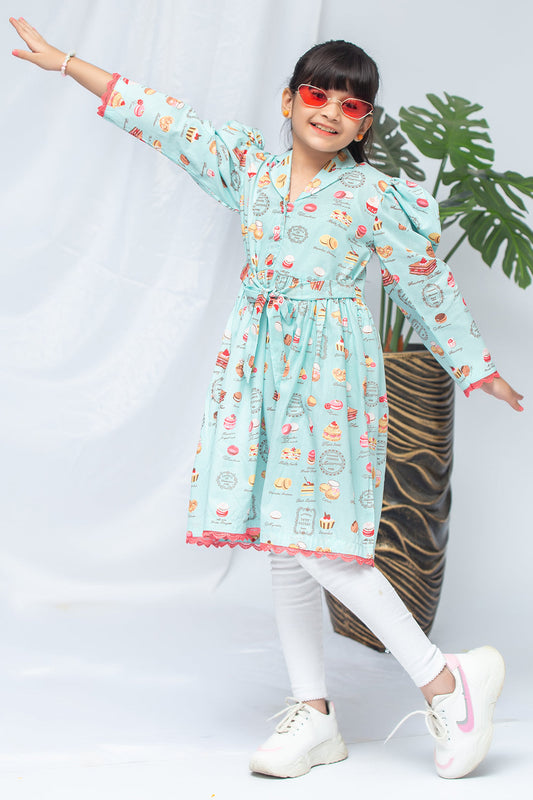 PRINTED FROCK SKU: FRK-040