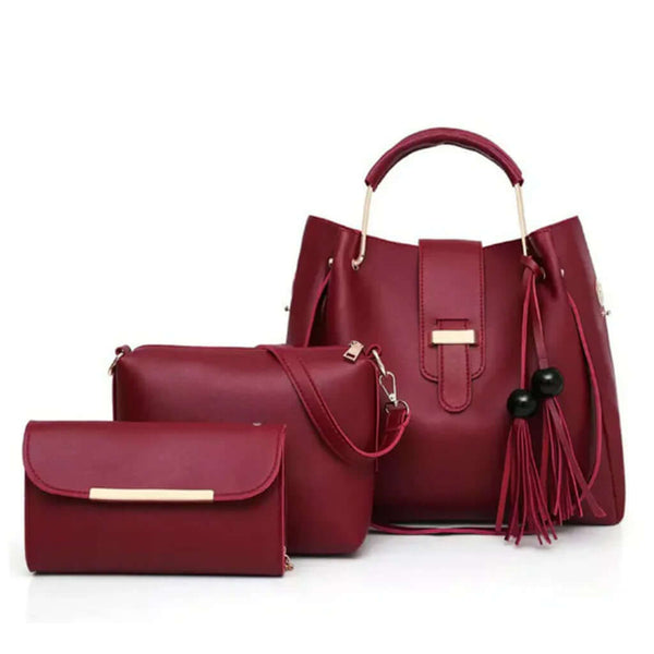 Bag X Alexa 3 Pcs Maroon