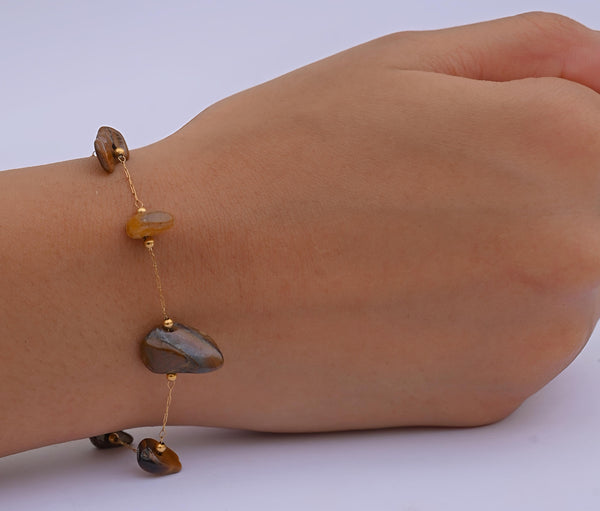 Uncut Beauty Bracelet Tiger's Eye (Brown)