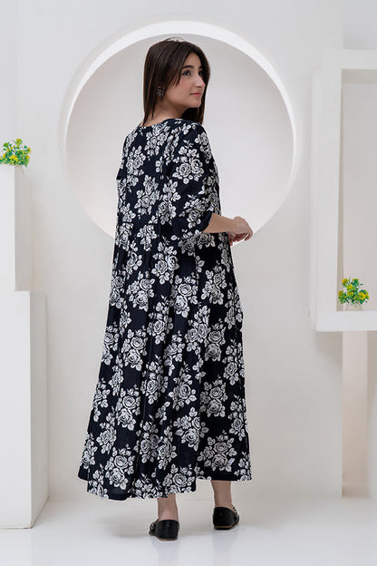 Maxi-018, Long Maxi, One Piece Maxi Digital Print