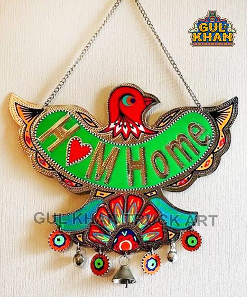 Parrot Truck Art Wall Hanging
