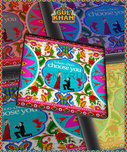 I-Choo-Choo Choose You ( Valentines Day) Printed Coaster Design