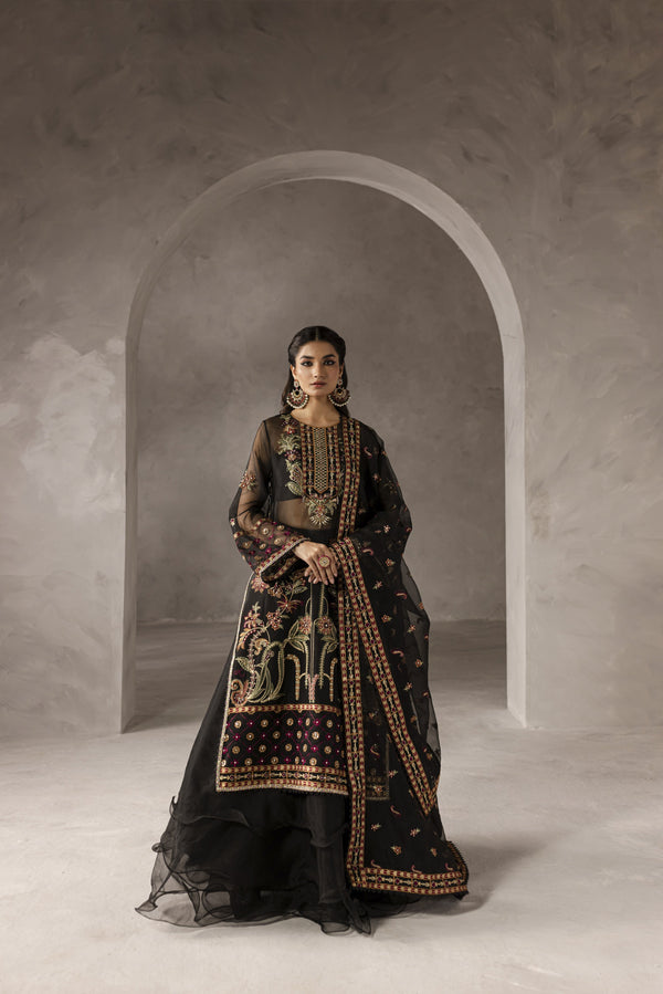 Eblouir By Imran Ramzan Unstitched 3 Piece Luxury Formals Collection'2025-Fleurs de Minuit