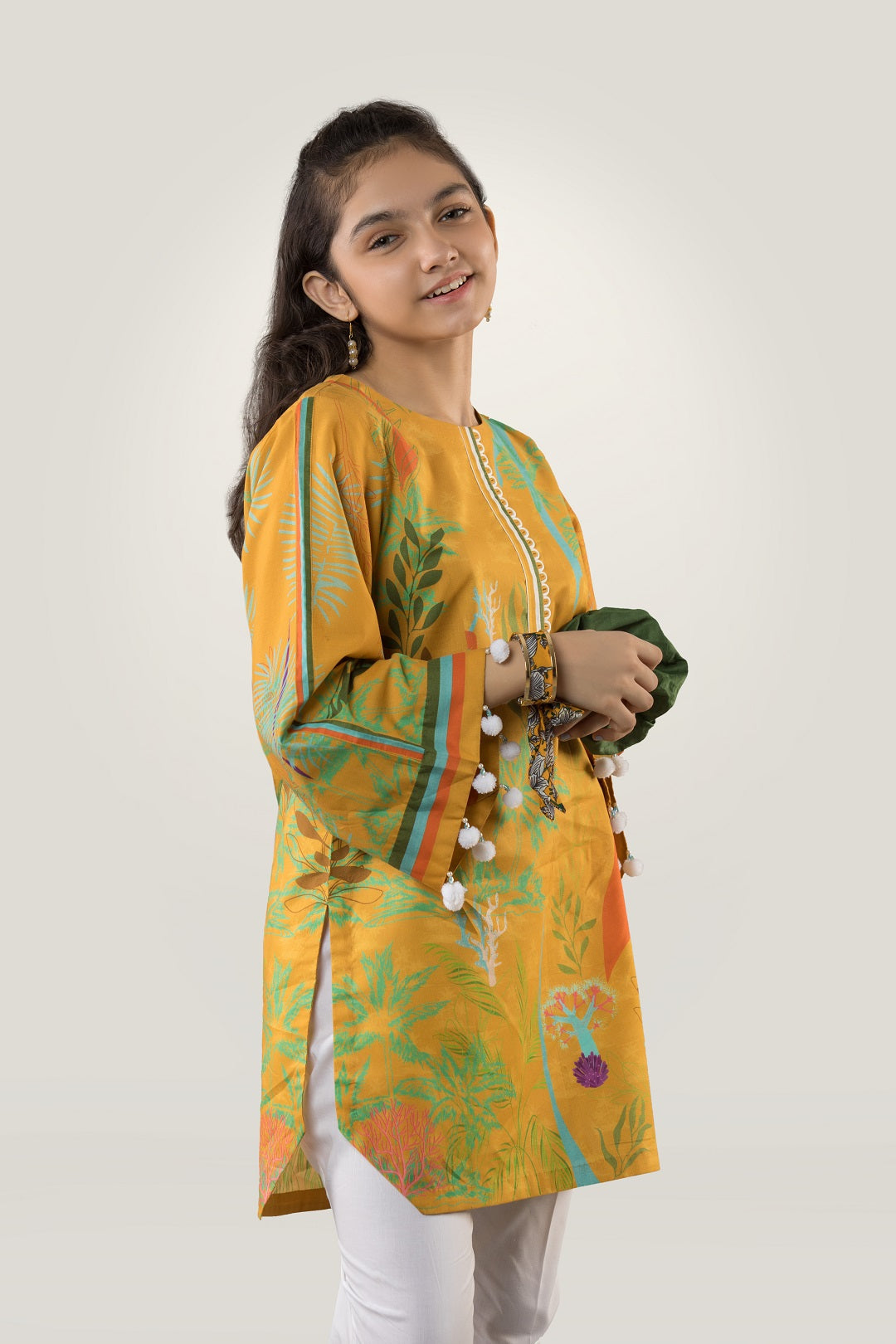 PRKT-046 POP ART Digital Printed Lawn Shirt & Cotton Trouser