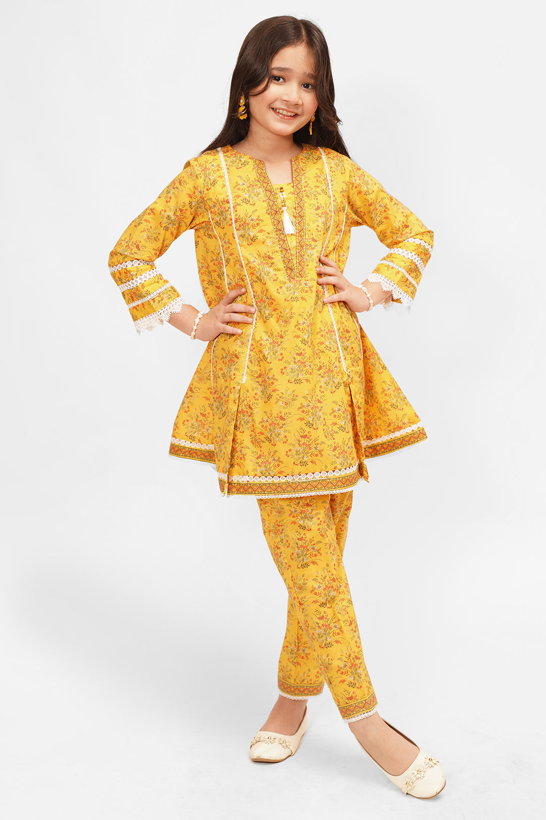 2pcs Suit in Yellow Tan SKU: ALPRTW-020-G