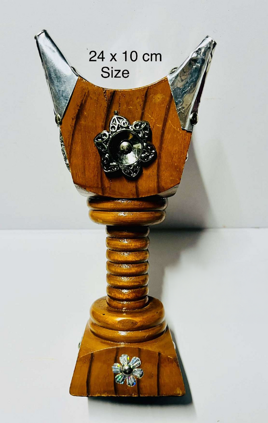 Experience Tradition with our Wooden Bakhoor Incense Burner